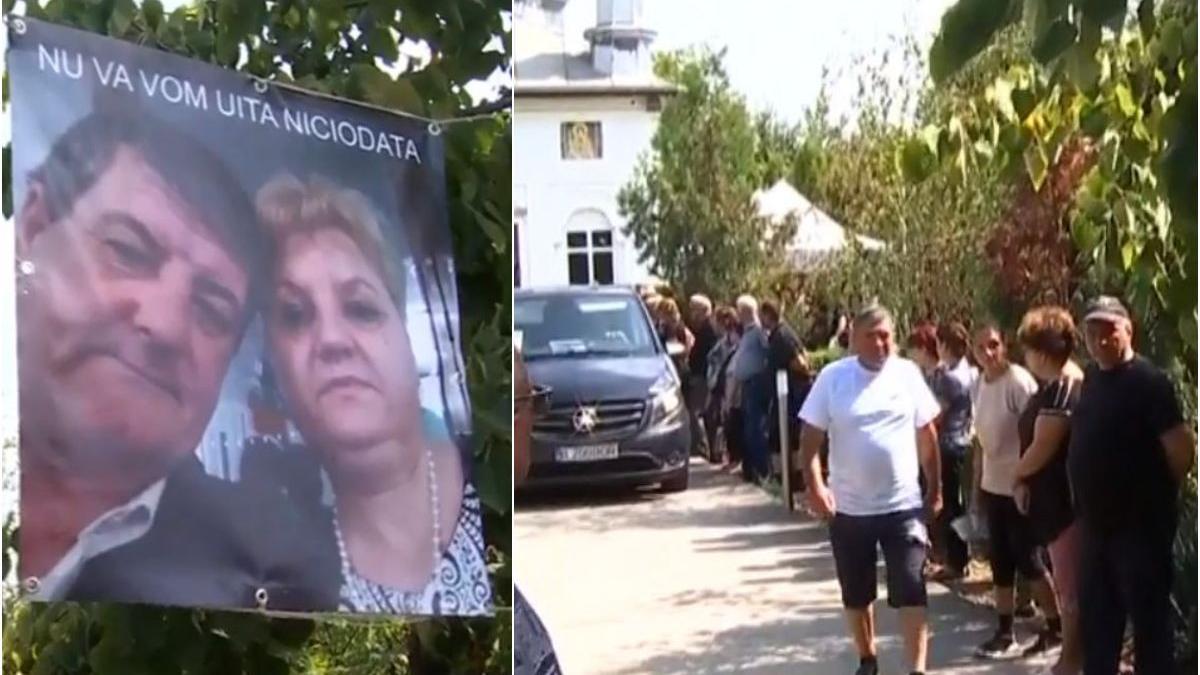 sotii morti explozia de la crevedia inmormantati impreuna