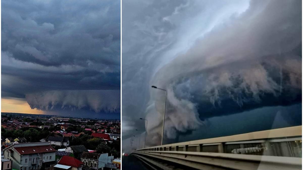 elena mateescu nori shelf cloud vremea in romania prognoza meteo