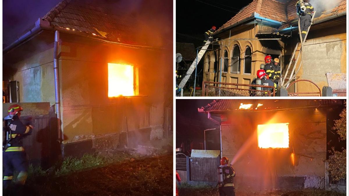 incendiu casa cerghizel mures