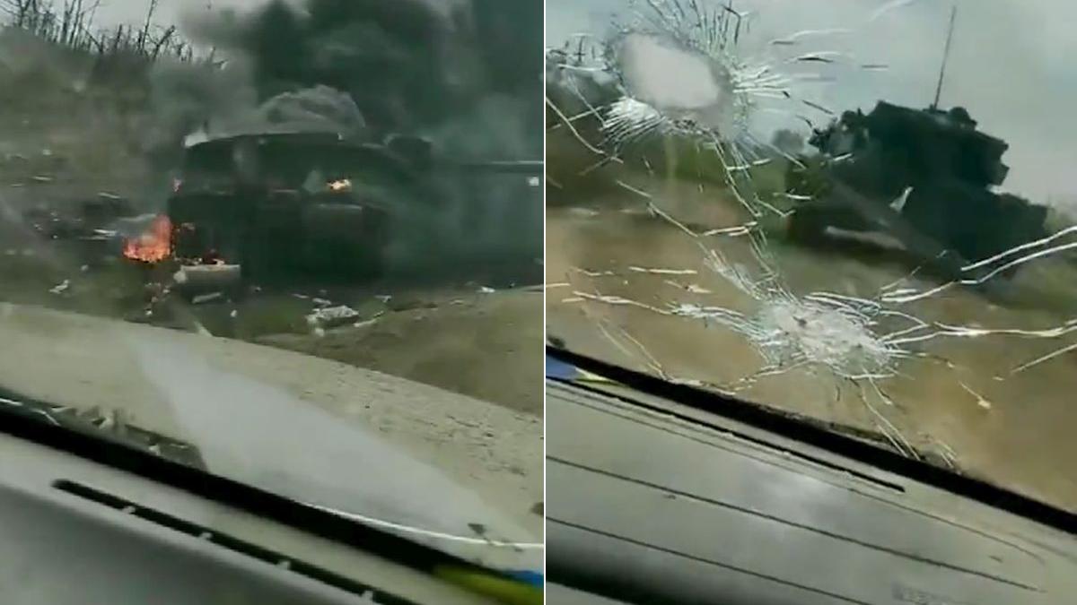 primele imagini tanc britanic challenger 2 distrus front ucraina