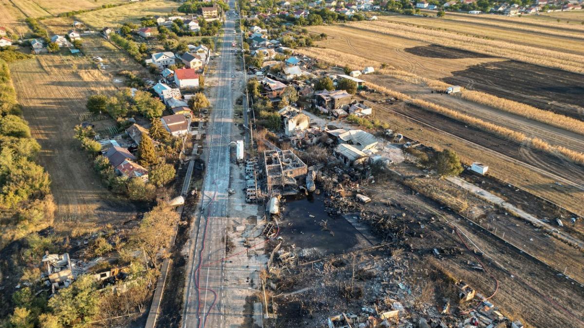 containere localnici crevedia explozii incendiu