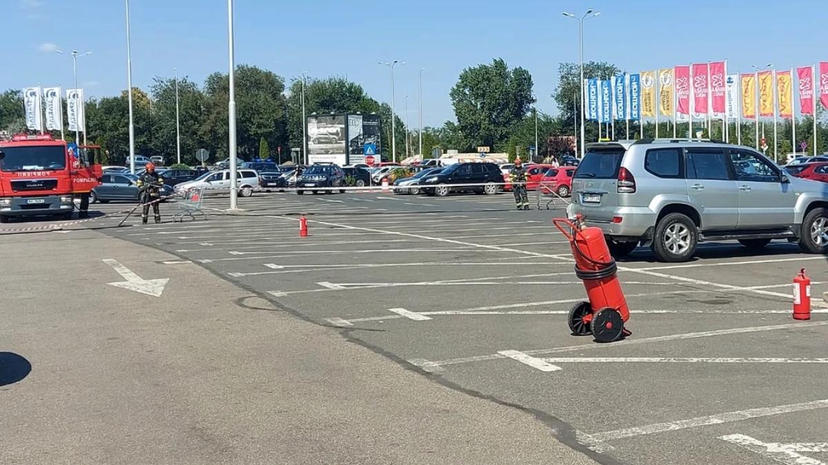 scurgere gaze masina gpl parcare mall braila