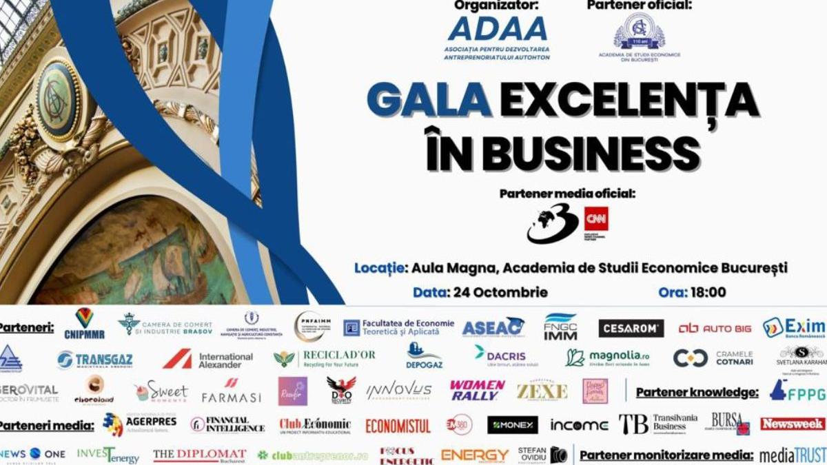 gala excelenta in business diversitate profunzime performanta lumea afacerilor