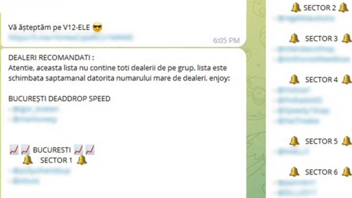 grurpuri telegram vanzari droguri romania