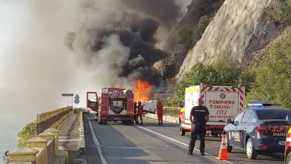 tir peleti ars foc mehedinti circulatie oprita dn6