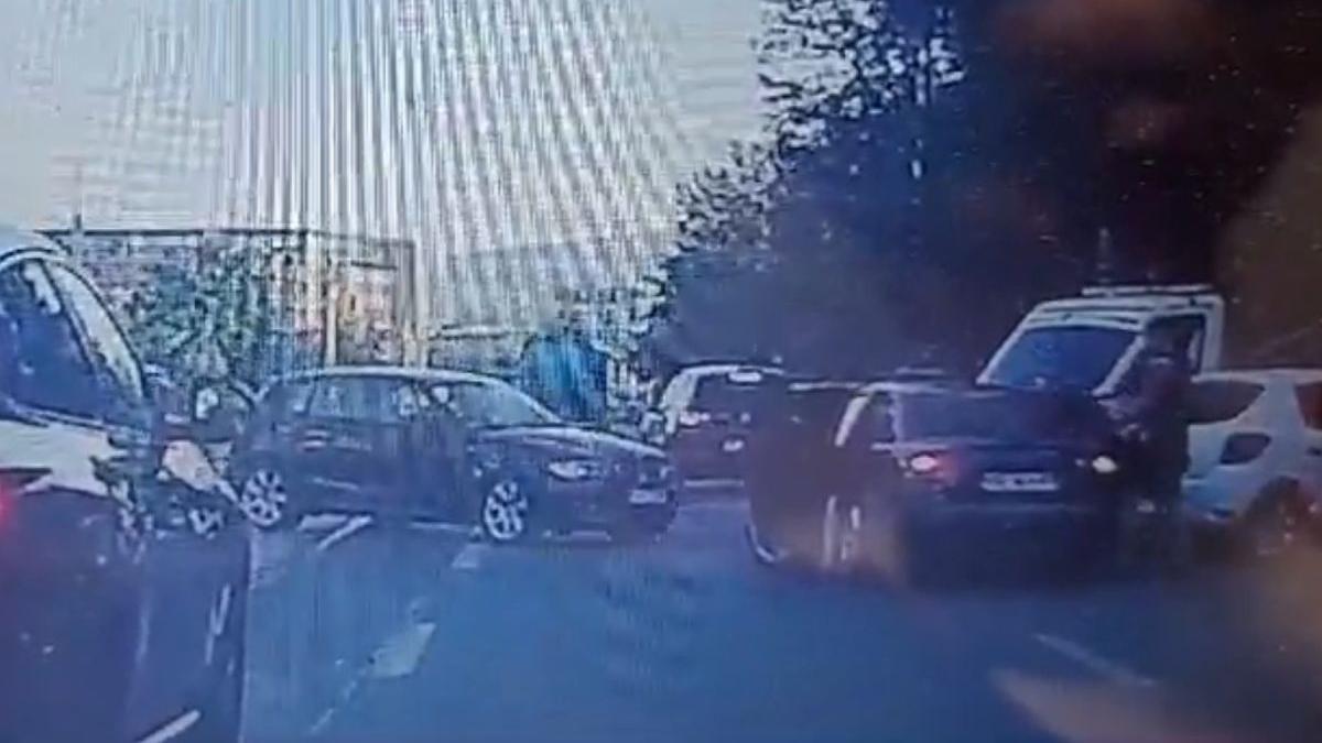 bataie trafic strada iasi politisti nu au intervenit