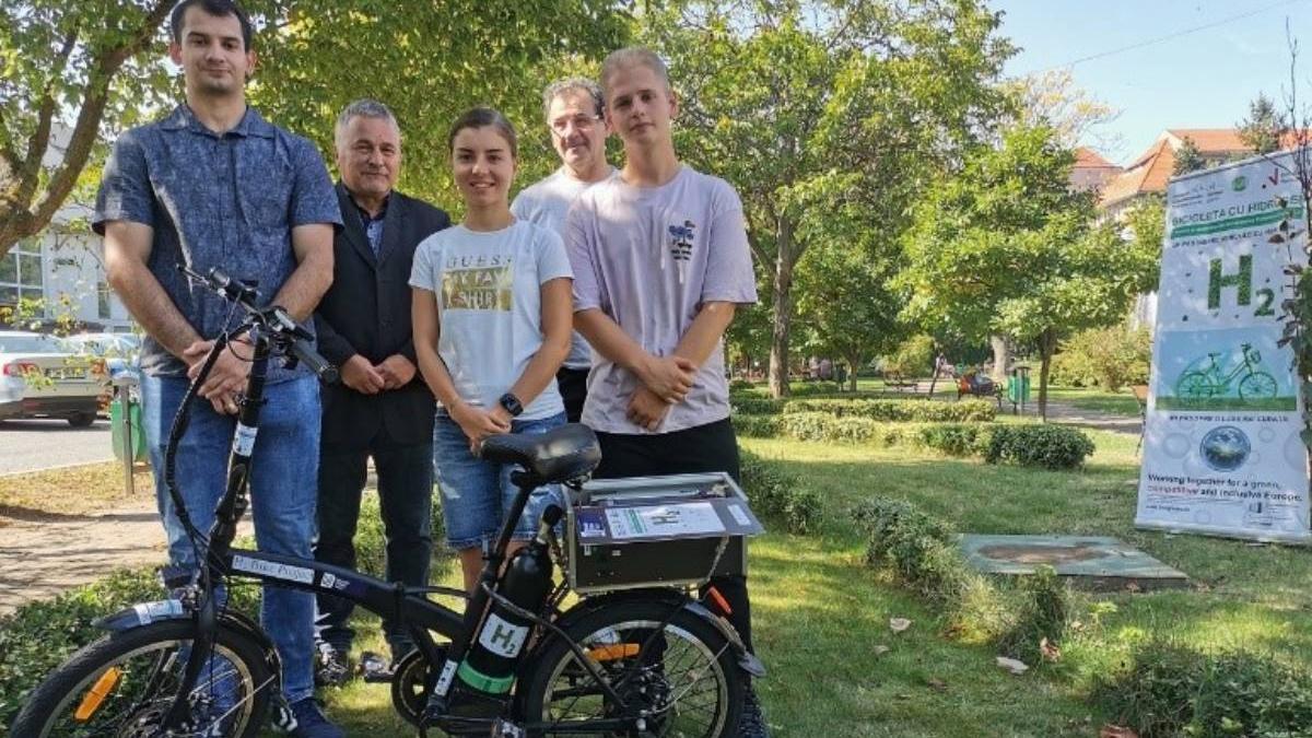 bicicleta hidrogen romania proiect 200 000 euro