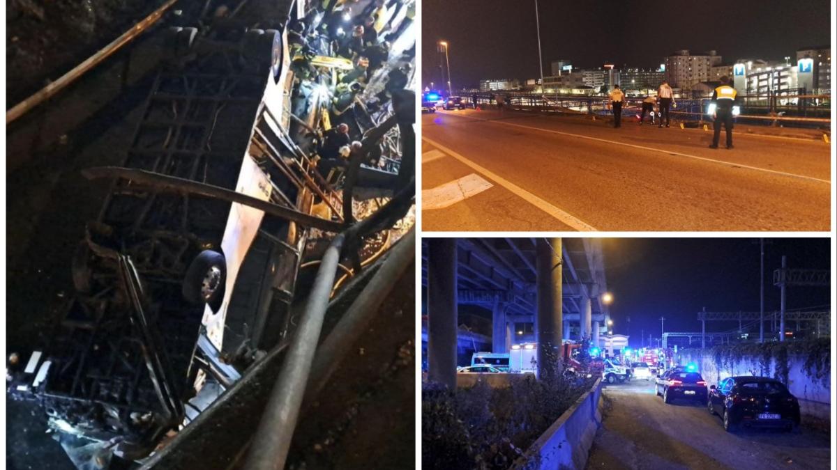 accident autobuz italia morti mestre