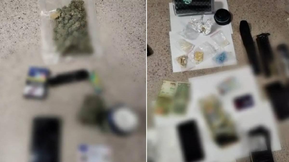 soferita drogata prinsa pistol zeci grame stupefiante masina