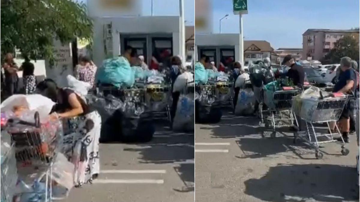 romani imbulzit coada 50 bani kilogram gunoaie reciclate