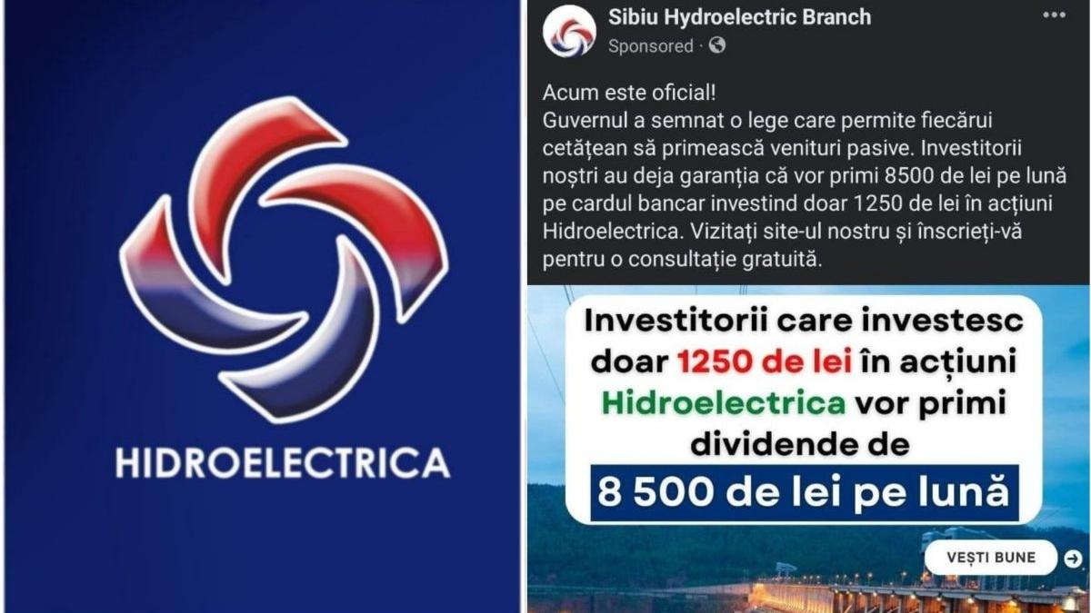 hidroelectrica atentioneaza romani tentative fraudare mici investitori ferire escroci