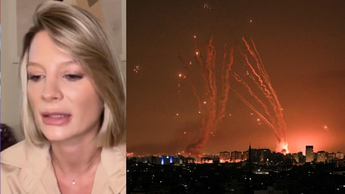 ana baniciu moment bombardamente israel