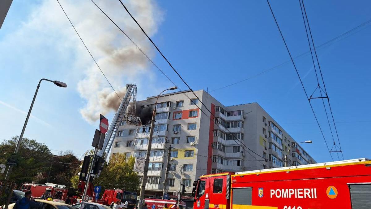 explozie incendiu apartament calea grivitei bucuresti