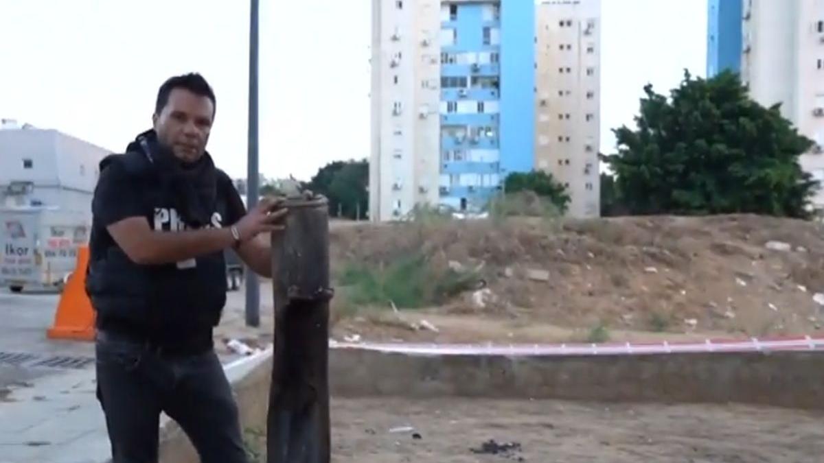 rachete hamas israel proiectil ashkelon filmat antena 3 cnn