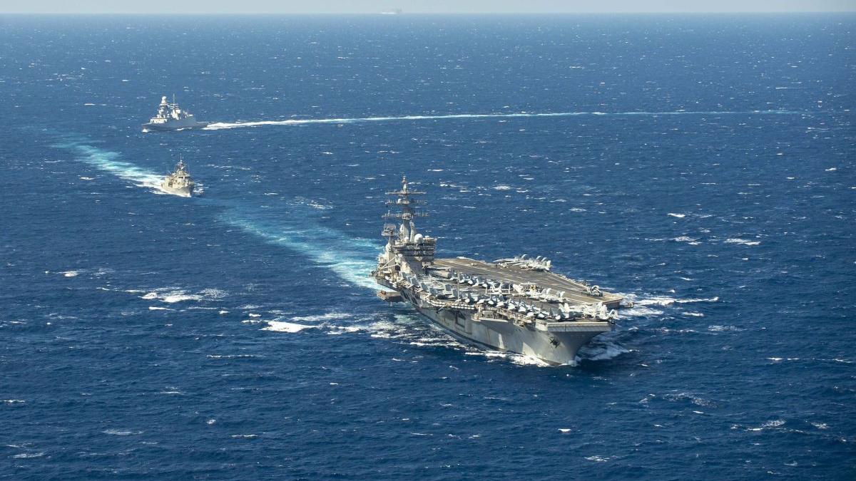 sua al doilea portavion mediterana israel grup de atac uss gerald ford mediterane