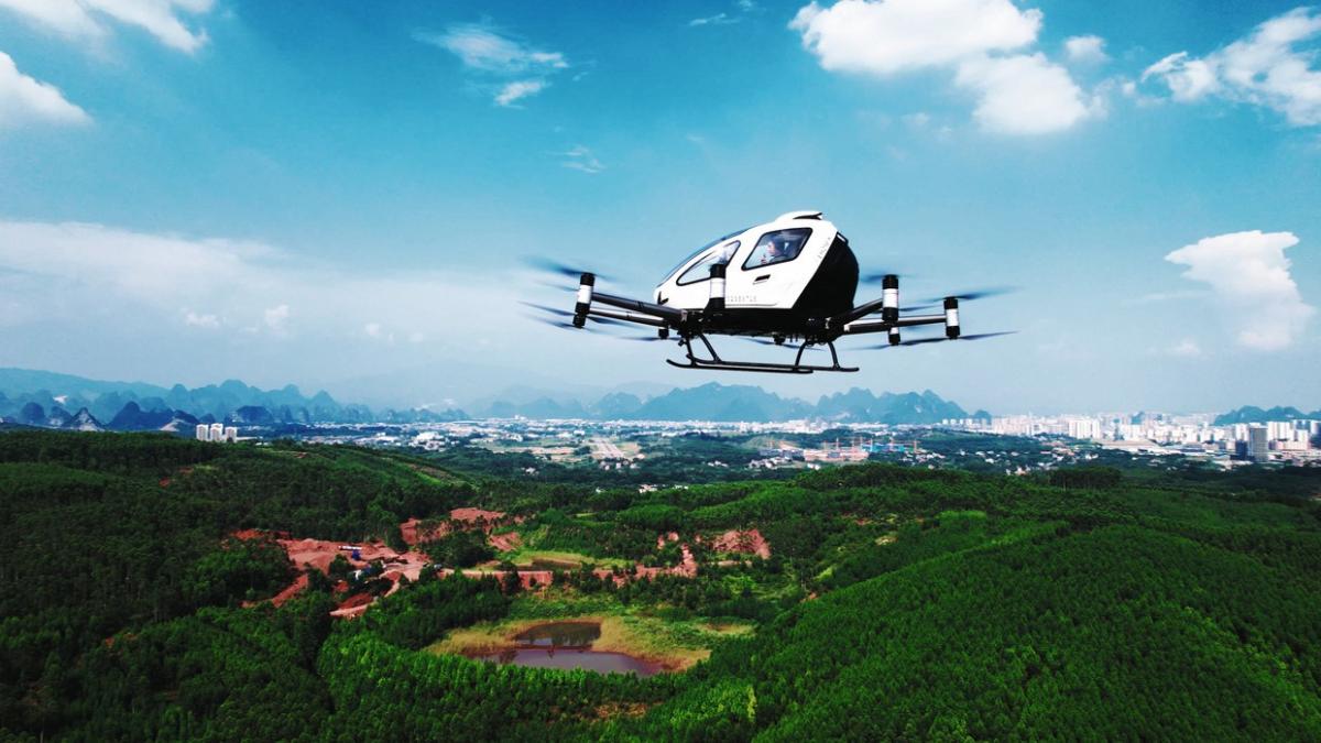 china certificare taxi zburator autonom electric