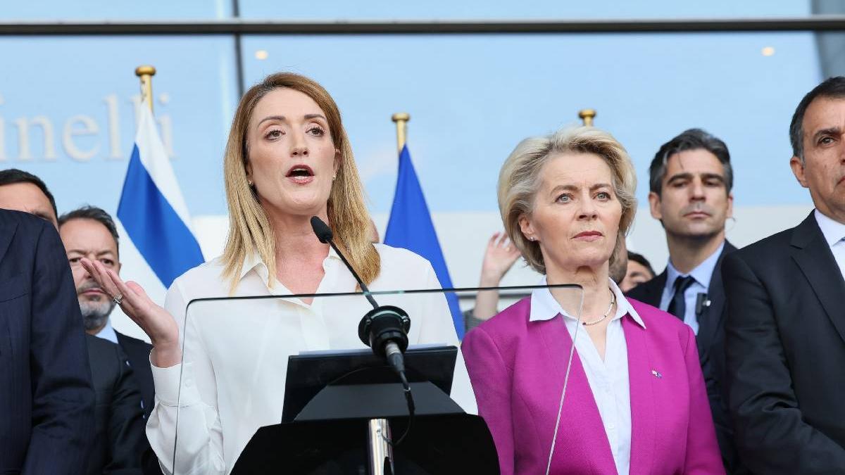 roberta metsola ursula von der leyen vizita israel