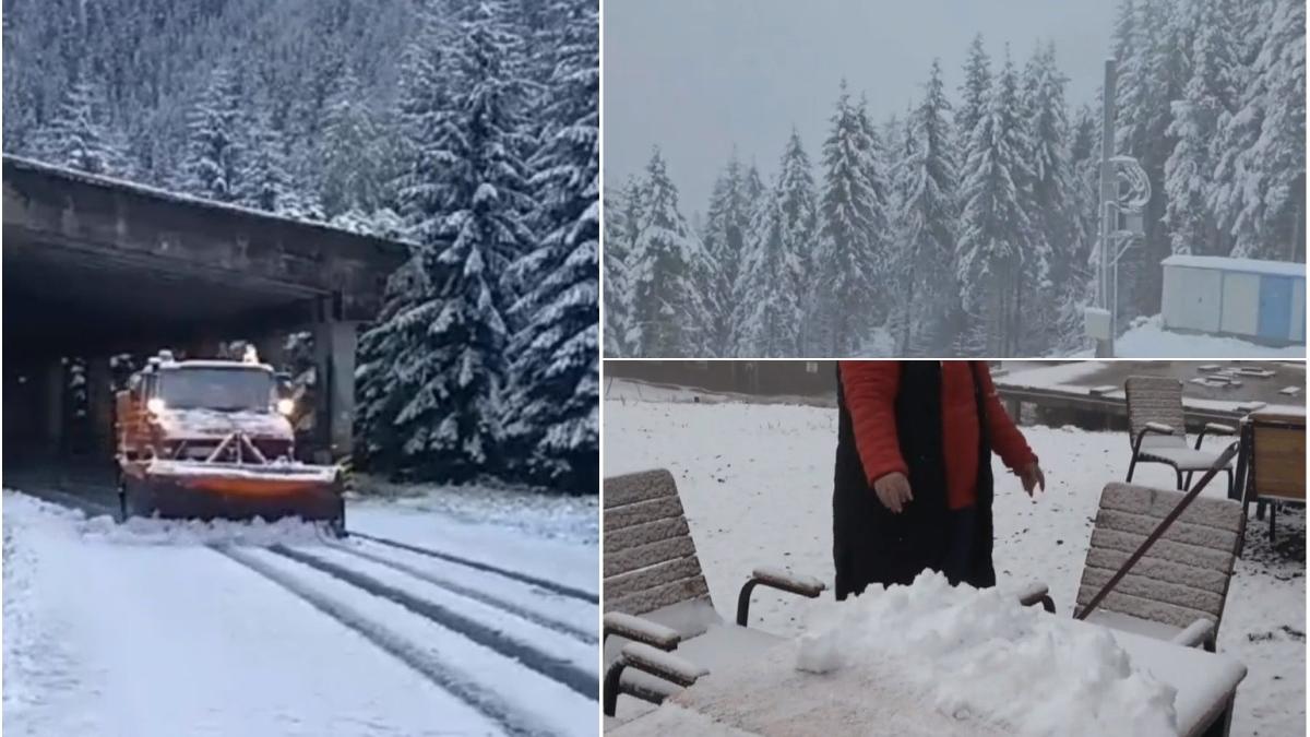 prima ninsoare balea lac