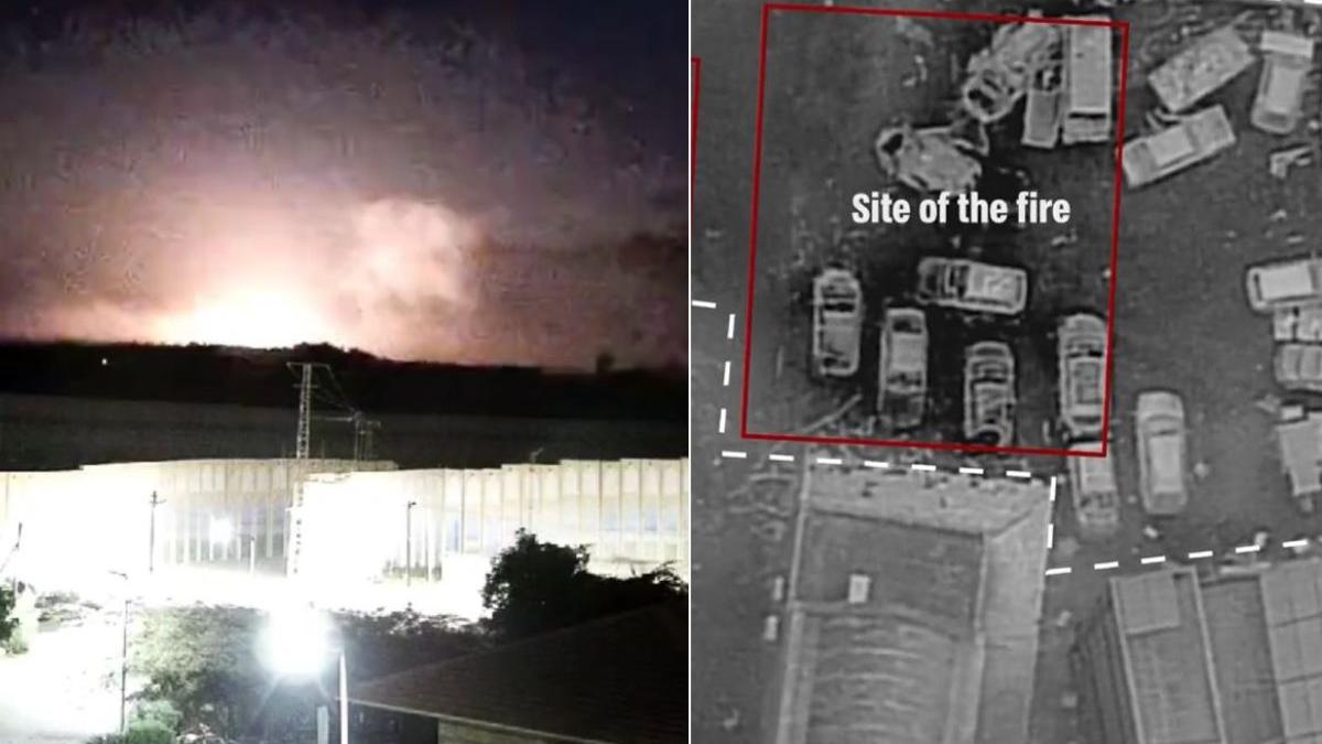 armata israeliana imagini harta spitalul baptist lovit racheta gaza