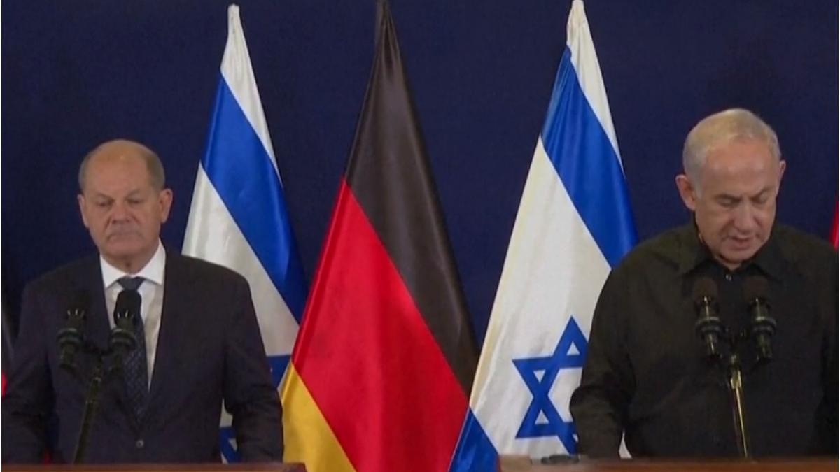 olaf scholz razboi in israel