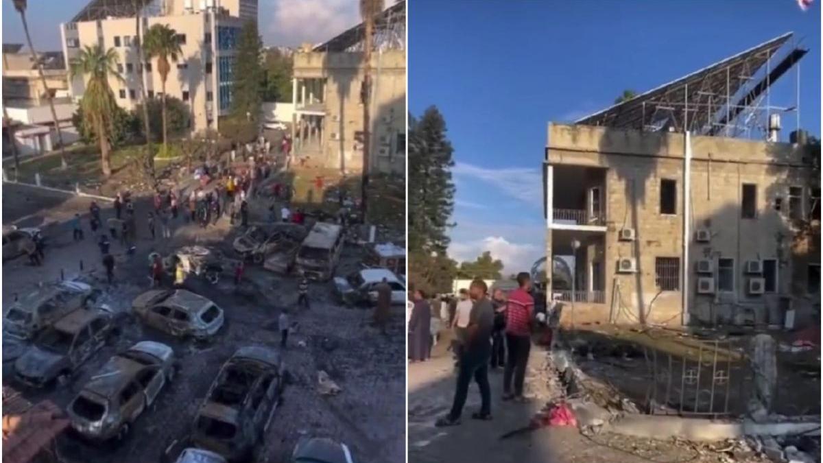 primele imagini spital al ahli gaza