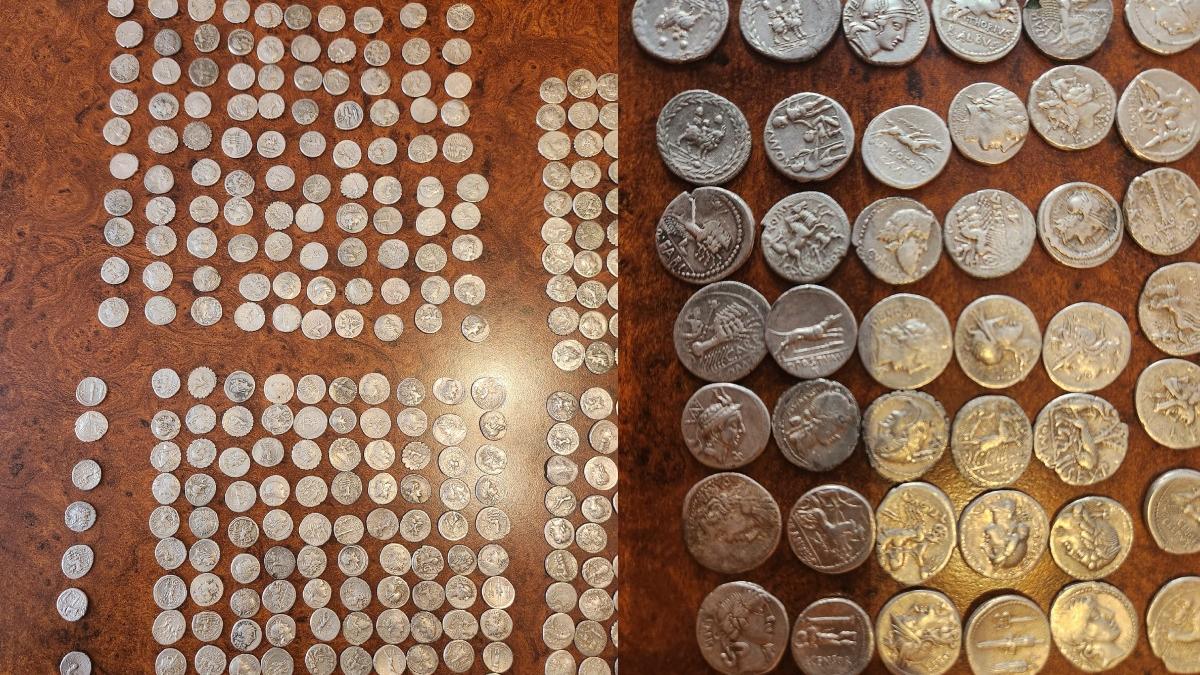 descoperire istorica hunedoara monede argint dacia romani