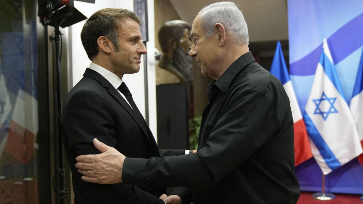 emmanuel macron propune israel coalitie internationala teroristi gaza