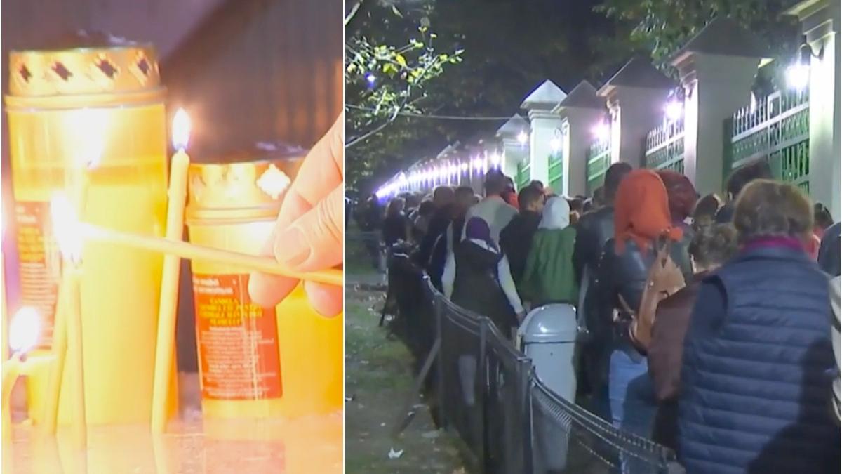 pelerinaj sfantul dimitrie cel nou mii de oameni cozi dealul mitropoliei bucuresti