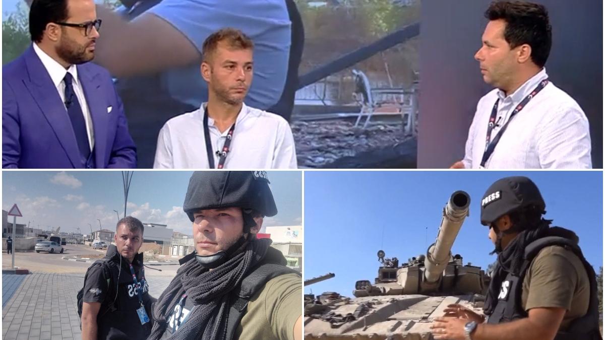 echipa antena 3 acasa dupa 20 de zile petrecute pe linia de front din israel