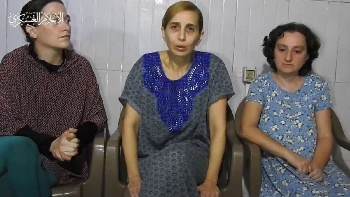 teroristi gaza publicat inregistrare trei ostatice israeliene eliberati ne acum