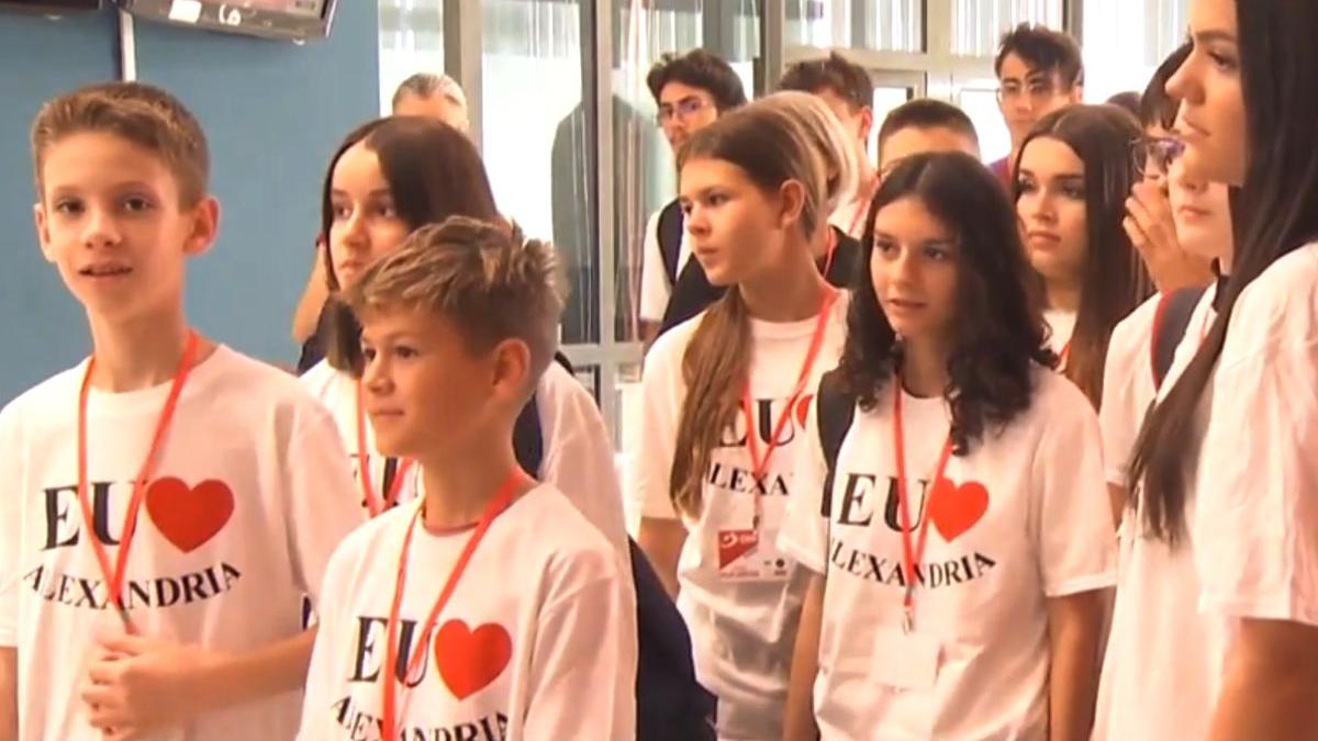 elevi olimpici alexandria vizita redactii antena 3 cnn radio zu