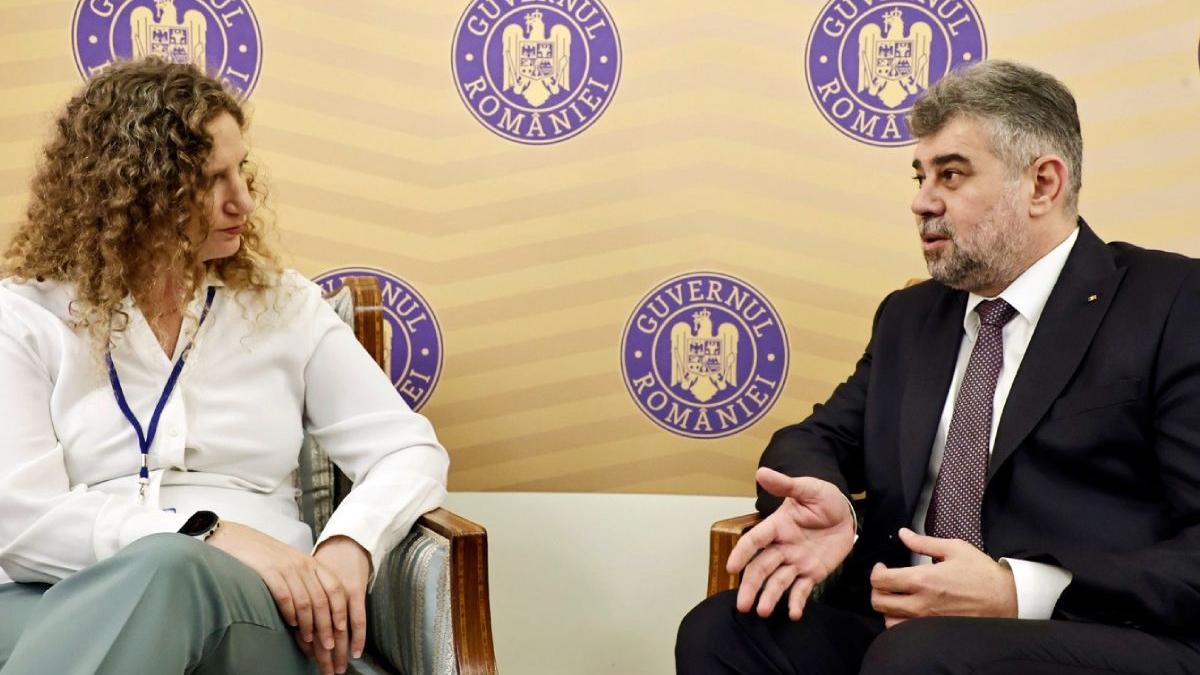 premierul marcel ciolacu intalnire ella haimi sotie roman rapit fasia gaza