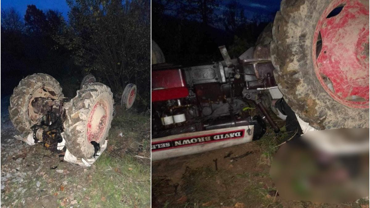 barbat mort maramures strivit tractor