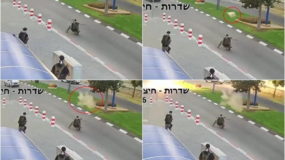 terorist hamas aruncator grenade masina forte securitate israeliene moartea lovit din alta parte