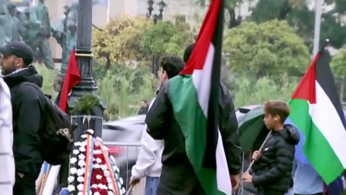 sustinatori palestina protest bucuresti fasia gaza