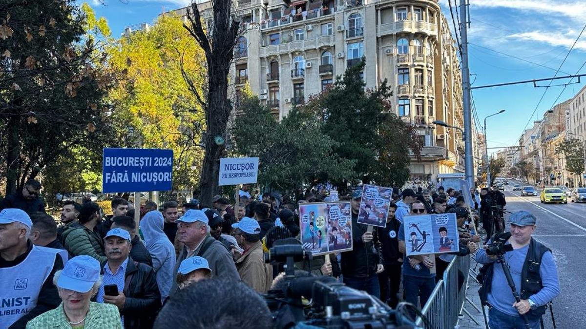 protest pusl bucuresti cristian popescu piedone