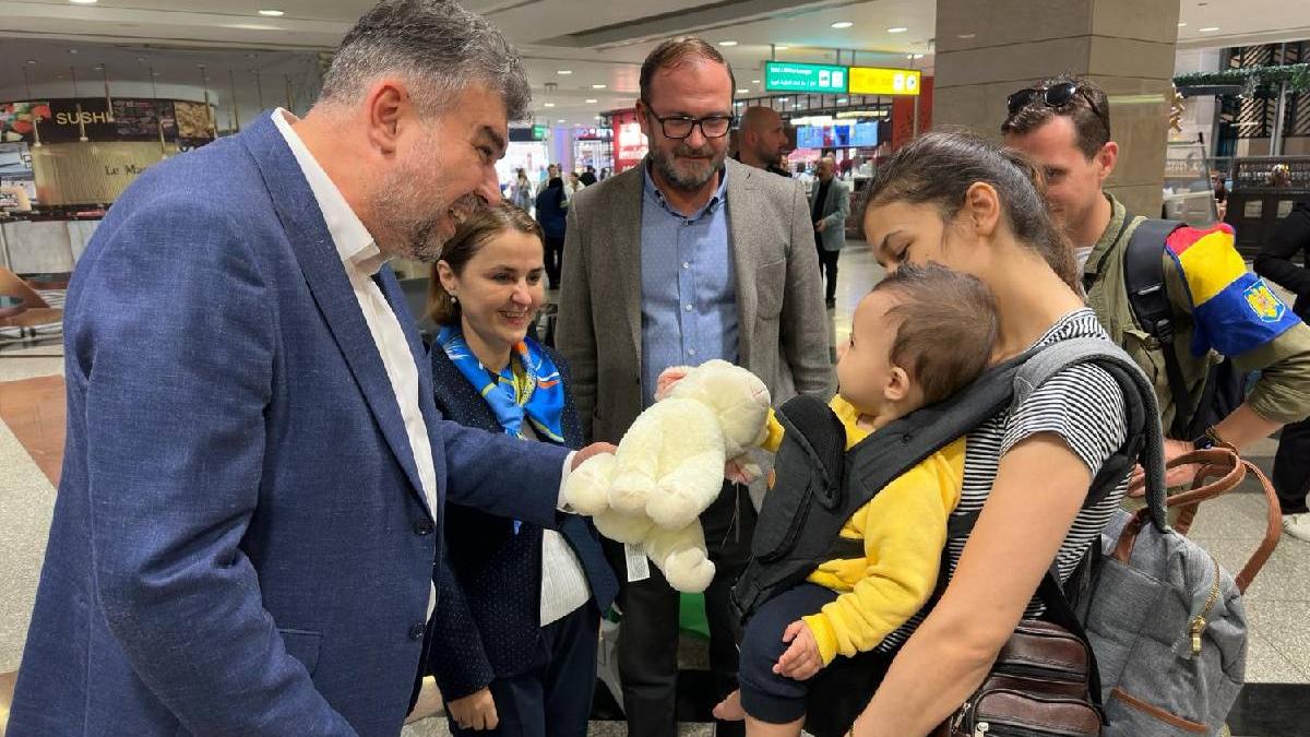 marcel ciolacu intalnire romani evacuati gaza