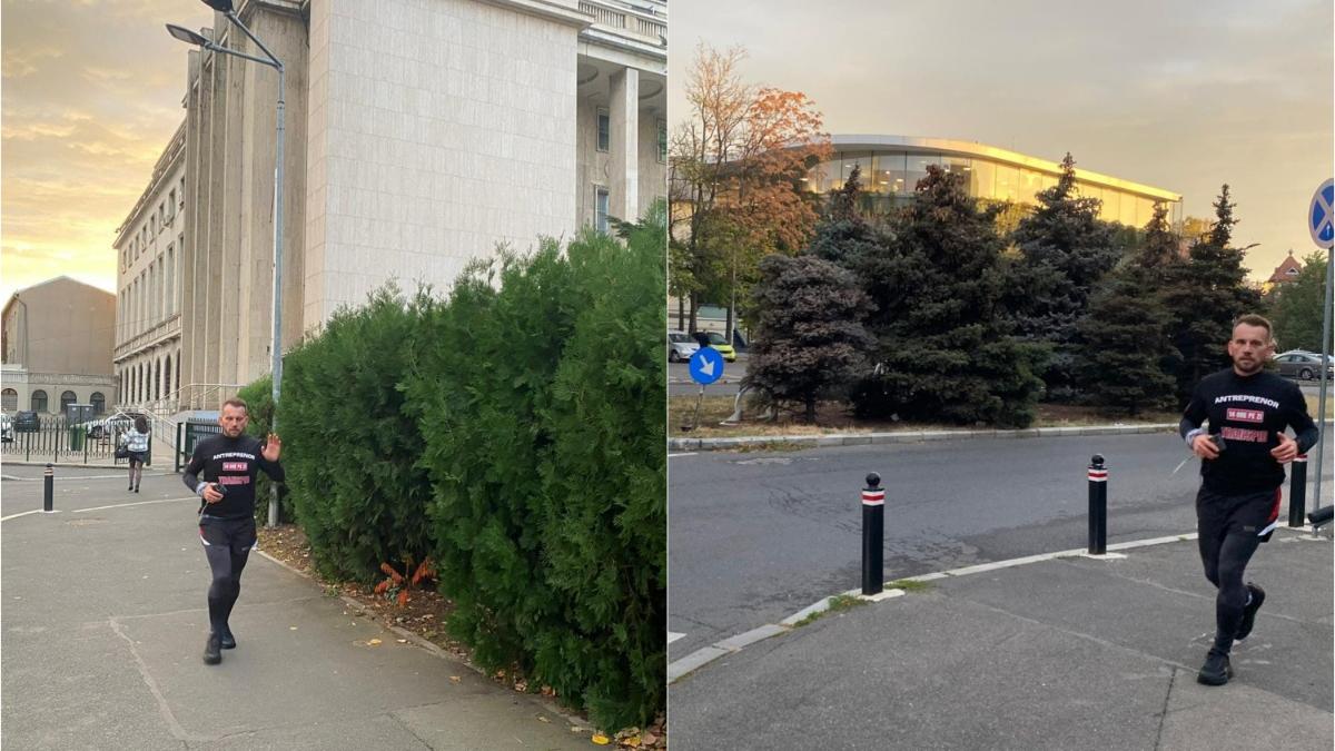 protest guvern antreprenor alearga 14 ore in jurul palatului victoria