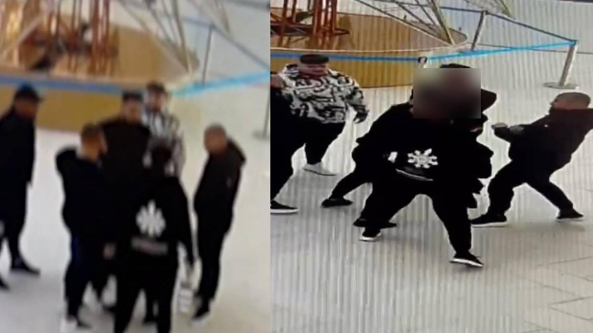 tineri bataie mall craiova cutit