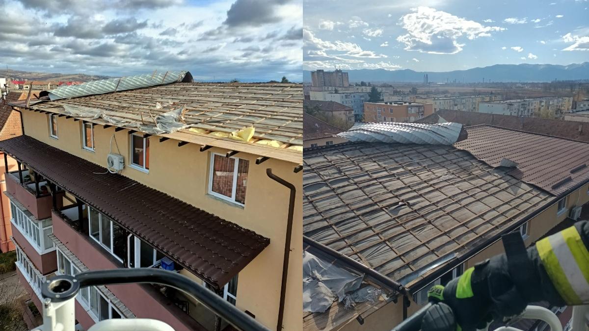 vant puternic acoperis bloc fagaras masini avariate