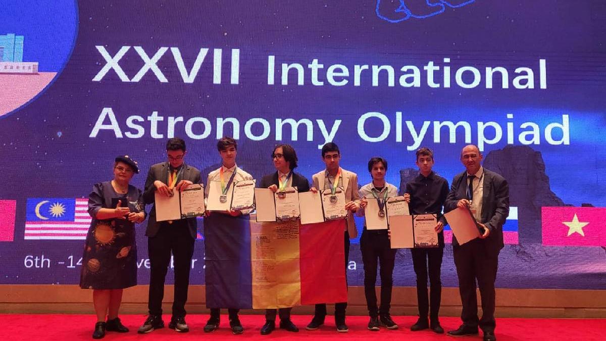 elevi romani performanta medalii aur argint pronz olimpiada astronomie