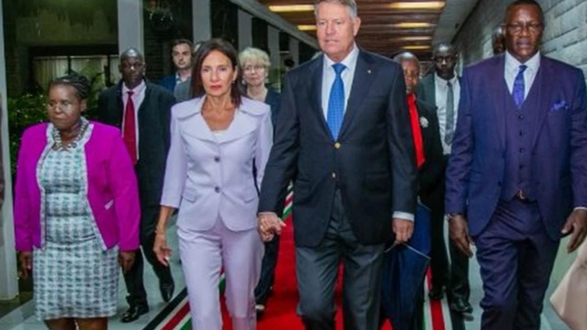 primele imagini cu klaus iohannis in africa