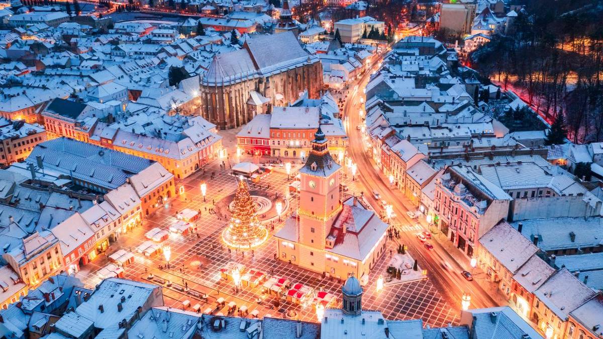 craciun brasov 2023 aprinderea bradului luminilor