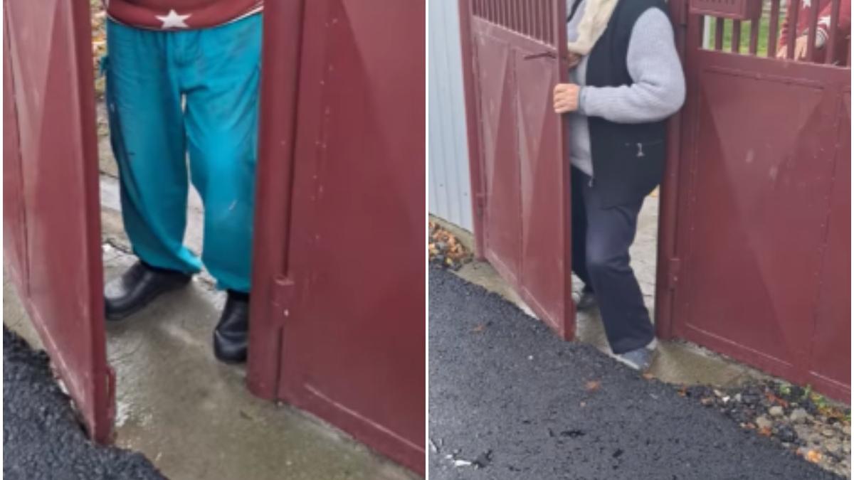 comuna romania locuitorii blocati curte drum asfaltat targu neamt