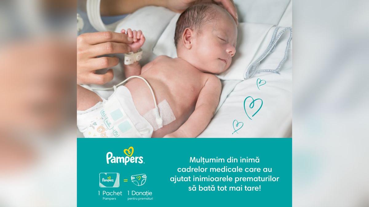 pampers donatie scutece special concepute bebelusi prematur