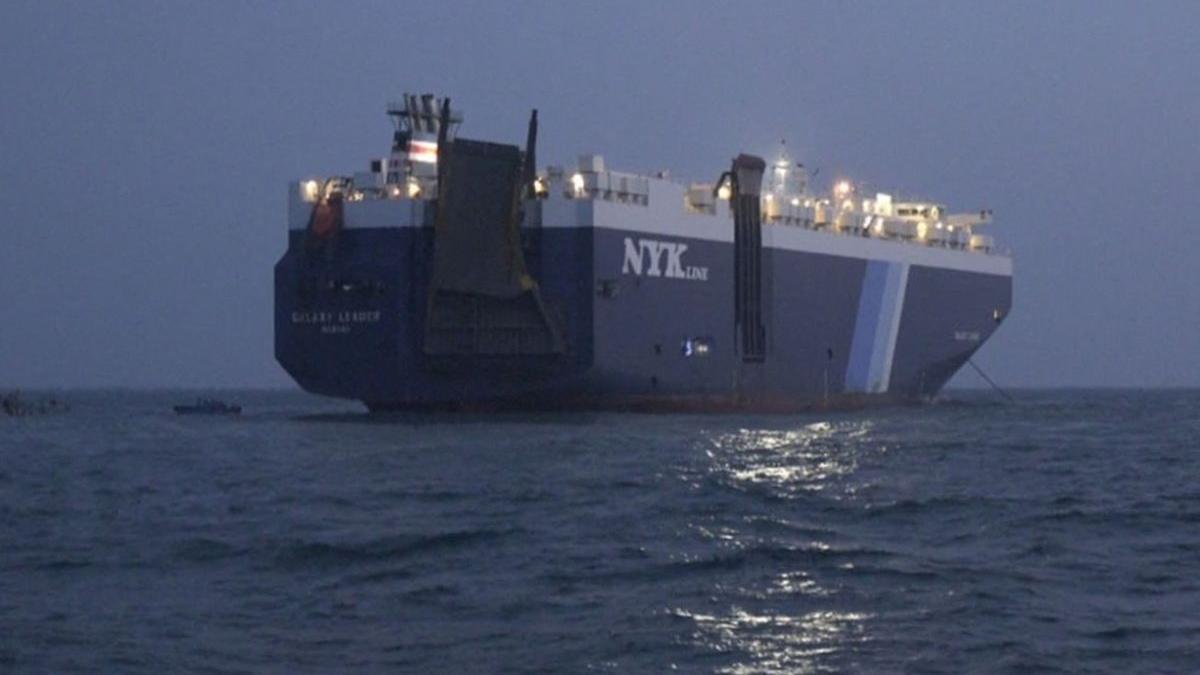 rebeli houthi imagini roman capturat nava galaxy leader