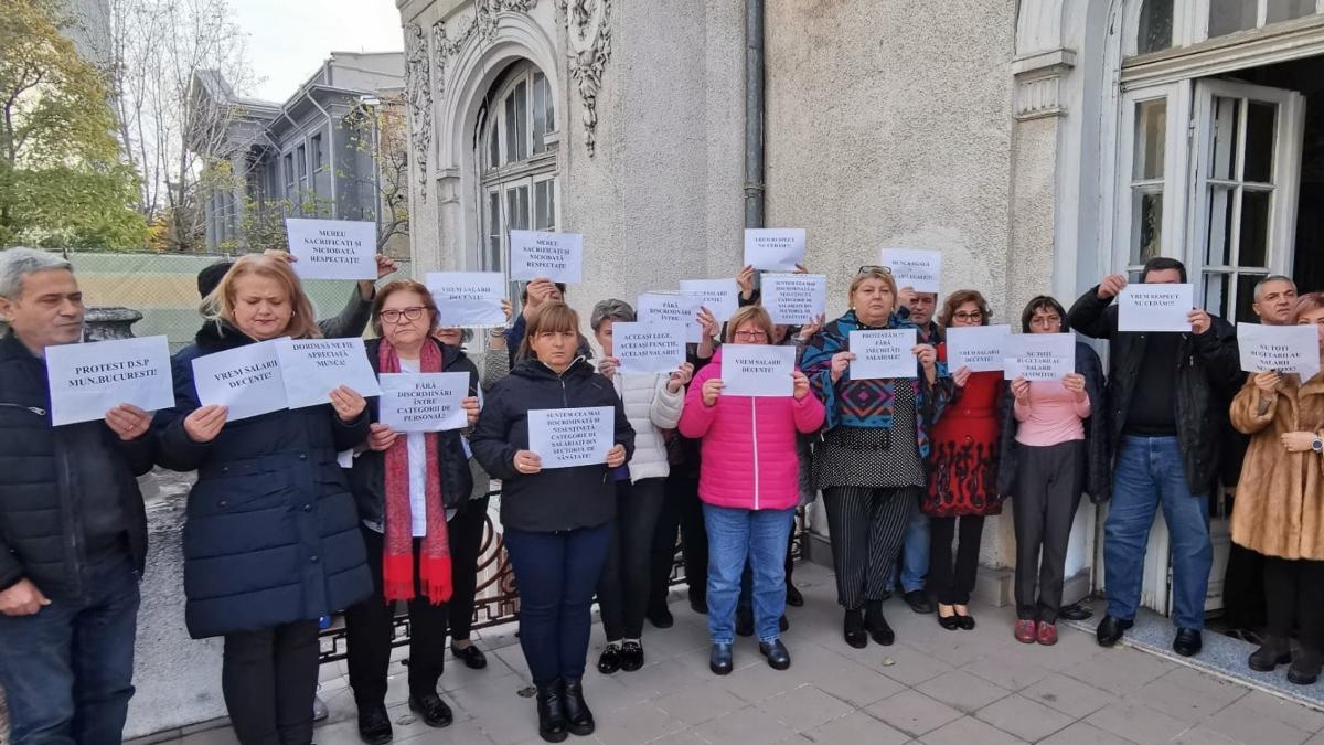 proteste angajati sanatate