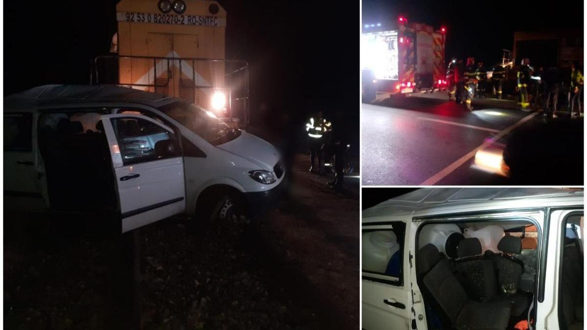 tren lovit autoutilitara cale ferata radauti patru persoane ranite grav