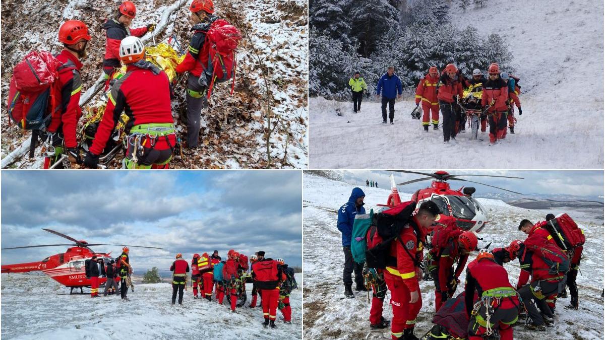 barbat cazut stanca calnic