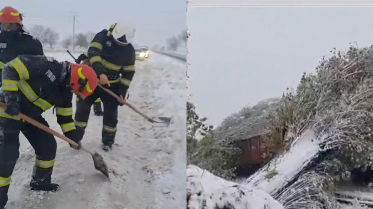 fenomen meteo rar romania furtuna zapada tunete fulgere judete